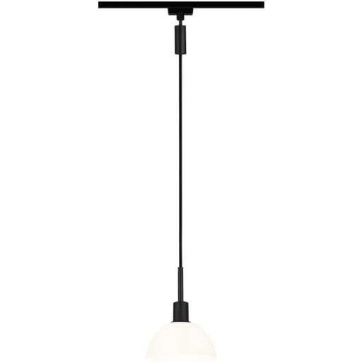 Paulmann Sarrasani Függőlámpa URail E14 Fekete (matt), Opál