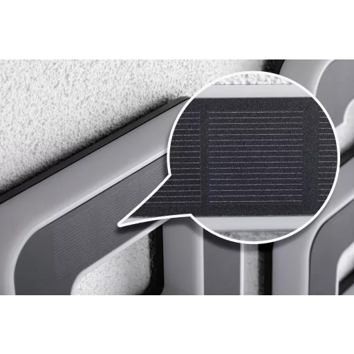 Napelemes házszám megvilágítás 0,2 W IP44 3000 K, fekete, Paulmann 79842