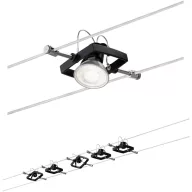   Paulmann Wire Set MacII Zsinóros teljes készlet GU5.3 LED Fekete (matt)