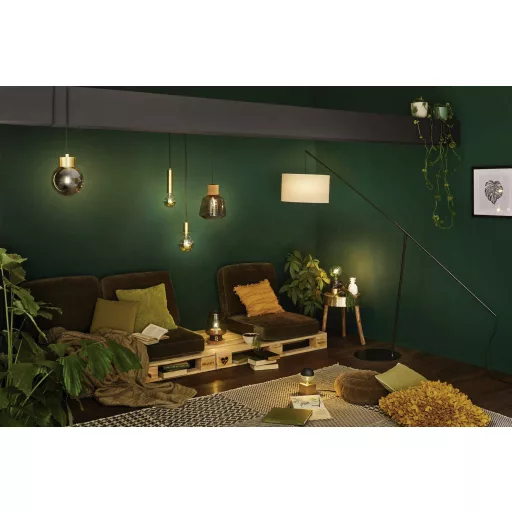 Paulmann 28679 LED EEK F (A - G) E27 Gömb forma 6.5 W = 48 W Melegfehér (Ø x Ma) 125 mm x 174 mm 1 db