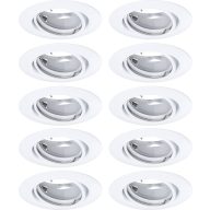   Paulmann 93400 LED-es beépíthető lámpa 10 részes készlet LED GU10 Fehér