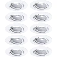   Paulmann 93400 LED-es beépíthető lámpa 10 részes készlet LED GU10 Fehér