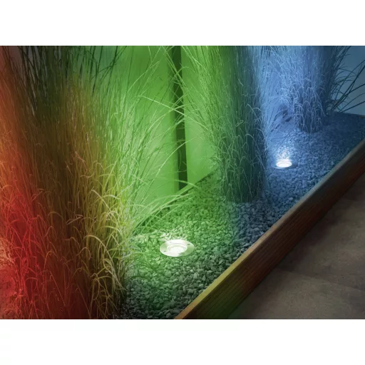 Paulmann Boden Einbauleuchten Starterset RGBW 94275 Világításrendszer, Plug & Shine ZigBee LED 3.6 W Melegfehér Ezüst