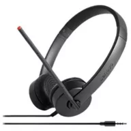   Lenovo Essential Stereo Analog On Ear headset Vezetékes Stereo Fekete Headset Számítógép
