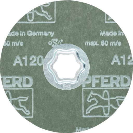 PFERD TOOLS 64190012 COMBICLICK korundszálas tárcsa Ø 115 mm A 120 univerzális alkalmazásokhoz Ø 115 mm
