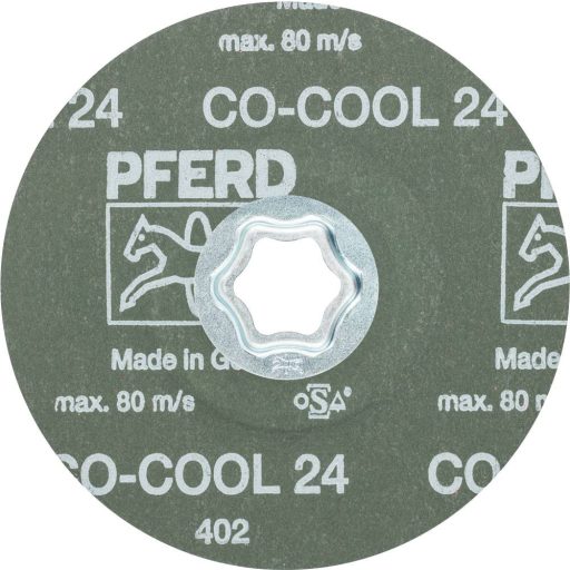 PFERD TOOLS 64193102 COMBICLICK kerámia szemcsés korong Ø 125 mm CO-COOL 24 rozsdamentes acélhoz Ø 125 mm