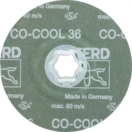 PFERD TOOLS 64193103 COMBICLICK kerámia szemcsés korong Ø 125 mm CO-COOL 36 rozsdamentes acélhoz Ø 125 mm