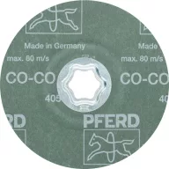   PFERD TOOLS 64193106 COMBICLICK kerámia szemcsés korong Ø 125 mm CO-COOL 60 rozsdamentes acélhoz Ø 125 mm