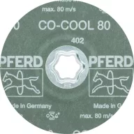   PFERD TOOLS 64193108 COMBICLICK kerámia szemcsés korong Ø 125 mm CO-COOL 80 rozsdamentes acélhoz Ø 125 mm