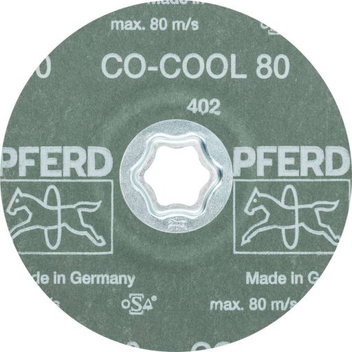 PFERD TOOLS 64193108 COMBICLICK kerámia szemcsés korong Ø 125 mm CO-COOL 80 rozsdamentes acélhoz Ø 125 mm