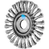   PFERD TOOLS Körkefe csomózott RBG Ø 125 x 12 x 22,2 mm rozsdamentes acélhuzal Ø 0,50 sarokcsiszolóhoz POS RBG 12512/22,2 INOX 0,50 43303008 1 db