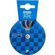   PFERD TOOLS POS körkefe csomózott RBG Ø 76 x 6 mm tengely Ø 6 mm acélhuzal Ø 0,50 POS RBG 7006/6 ST 0,50 43702003 10 db