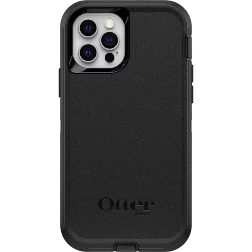 Otterbox Defender - ProPack BULK Hátlap Apple iPhone 12, iPhone 12 Pro Fekete Induktív töltés, Portömör, Ütésálló 77-66179