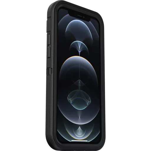 Otterbox Defender - ProPack BULK Hátlap Apple iPhone 12, iPhone 12 Pro Fekete Induktív töltés, Portömör, Ütésálló 77-66179