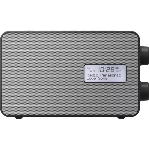 Panasonic RF-D30BTEG-K Konyhai rádió DAB+, URH Bluetooth®, AUX Ébresztő funkció, Fröccsenő víz ellen védett Fekete