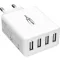 Ansmann HomeCharger HC430 USB-s töltőkészülék 30 W 4 x USB-A Fehér Beltér