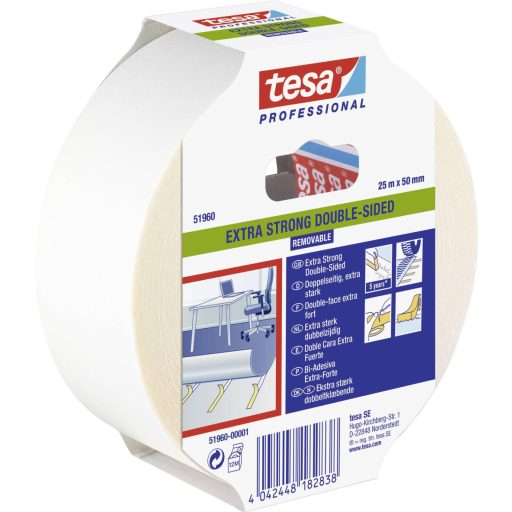 tesa EXTRA STRONG 51960-00001-11 Fektető szalag tesa® Professional Átlátszó (H x Sz) 25 m x 50 mm 1 db