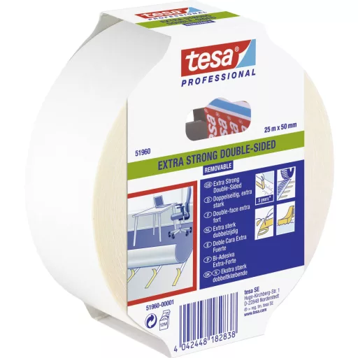 tesa EXTRA STRONG 51960-00001-11 Fektető szalag tesa® Professional Átlátszó (H x Sz) 25 m x 50 mm 1 db