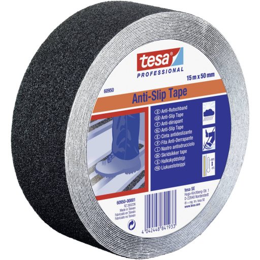 tesa 60950-00001-00 Csúszásmentesítő szalag tesa® Professional Fekete (H x Sz) 15 m x 50 mm 1 db