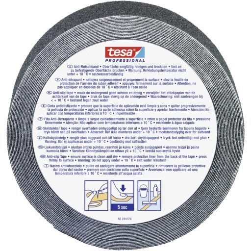 tesa 60950-00001-00 Csúszásmentesítő szalag tesa® Professional Fekete (H x Sz) 15 m x 50 mm 1 db