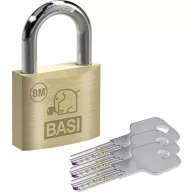   Basi BM5091-0050-0040 Függő lakat Egyidőben záródó Kulcsos zár