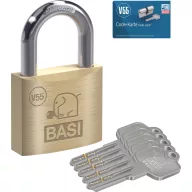   Basi VB5091-0050-0020 Függő lakat Egyidőben záródó Profilhengeres lakat