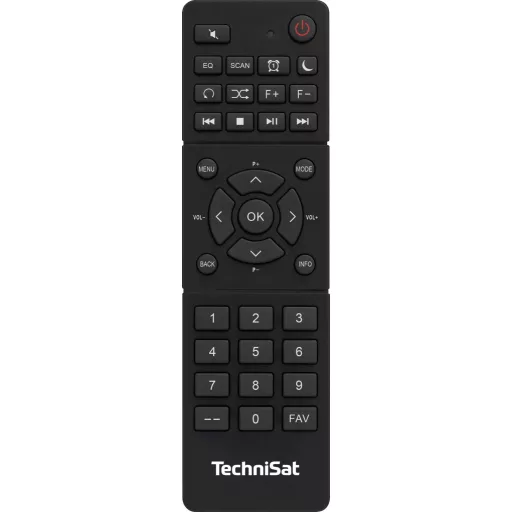 TechniSat DIGITRADIO 10 C Asztali rádió DAB+, URH Bluetooth® Táviránytóval, Ébresztő funkció Fekete/ezüst