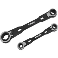  Kunzer 7RRS02 Gyűrűs-racsnis kulcs készlet 4 részes Kulcsszélesség (metrikus) 8 - 19 mm