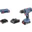 Bosch Professional GSR 18V-21 06019H100A Akkus fúrócsavarozó 18 V 2.0 Ah Lítiumion 2. akkuval, Hordtáskával, Töltővel