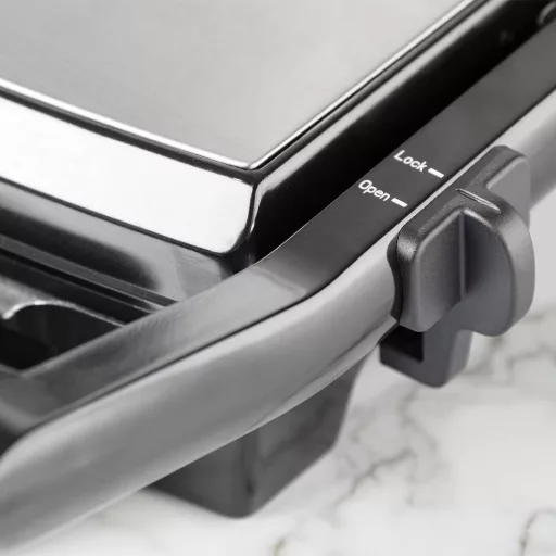 Princess 01.112425.01.001 Panini grill Elektromos Tapadásmentes bevonat, Visszajelző lámpa, Összehajtható Fekete