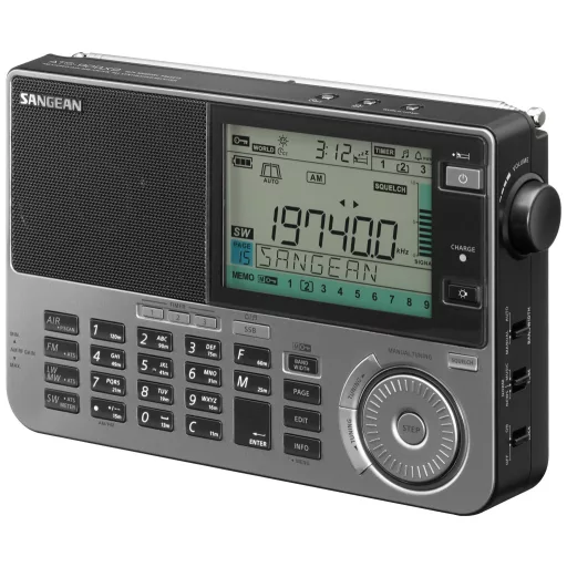 Sangean ATS-909X2 Világvevő URH, HH, AM Ébresztő funkció Fekete