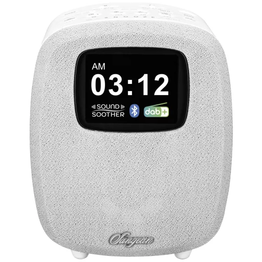 Sangean DCR-83 Asztali rádió DAB+, URH AUX, Bluetooth®, USB Akkutöltő funkció, Ébresztő funkció Fehér