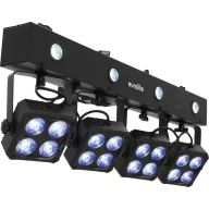 Eurolite Akku KLS-180 LED-es PAR effektsugárzó készlet