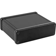   Hammond Electronics 1455L801BK Univerzális műszerdobozok 80 x 103 x 31 Alumínium Extrudált Fekete (eloxált) 1 db