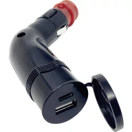 BAAS USB univerzális ikertöltő csatlakozó 12 V