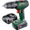 Bosch Home and Garden UniversalImpact 18V -Akkus ütvefúró-csavarozó 2. akkuval, Töltővel, Hordtáskával