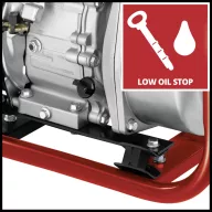   Einhell Benzin-Wasserpumpe GE-PW 46 Elhasznált víz szivattyú 23000 l/óra 26 m