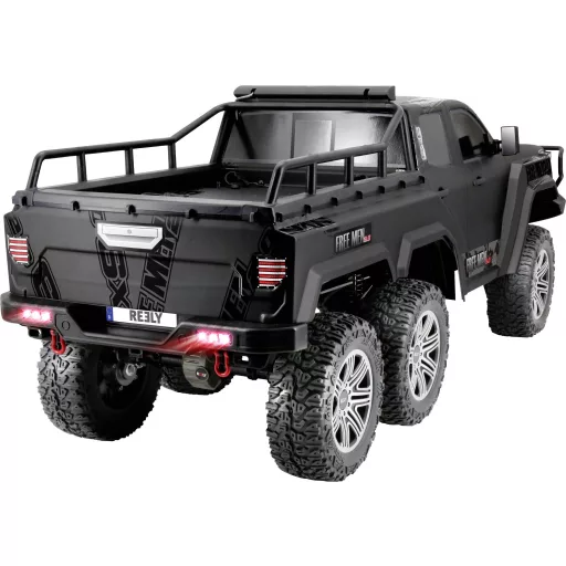 Reely FreeMen 2.0 6x6 1:10 Brushed RC modellautó Elektro Crawler 6 WD 100% Premium RtR 2,4 GHz Akkuval, töltőkészülékkel és adóakkukkal
