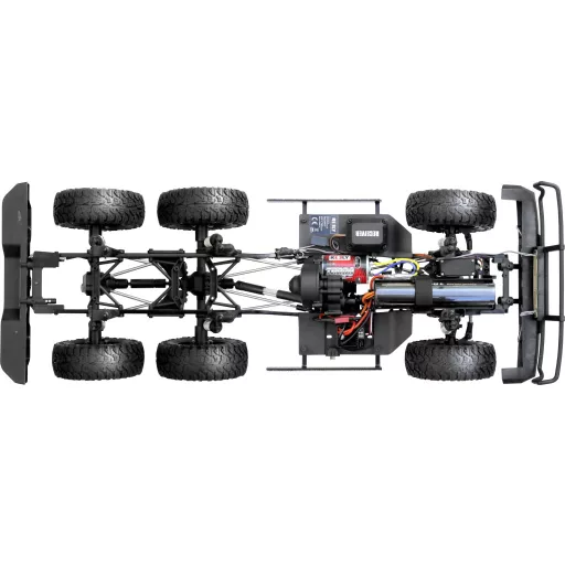 Reely FreeMen 2.0 6x6 1:10 Brushed RC modellautó Elektro Crawler 6 WD 100% Premium RtR 2,4 GHz Akkuval, töltőkészülékkel és adóakkukkal