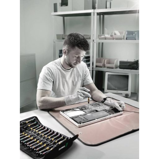 Wera Kraftform ESD Micro Big Pack 1 Csavarhúzó készlet ESD 25 részes Kereszthornyú Phillips, TORX, TORX Plus, Pentalobe, Egyeneshornyú, Belső hatlap