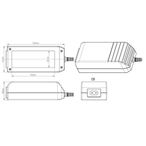 Egston 003920510 Asztali tápegység, fix feszültségű 12 V/DC 2.5 A 30 W
