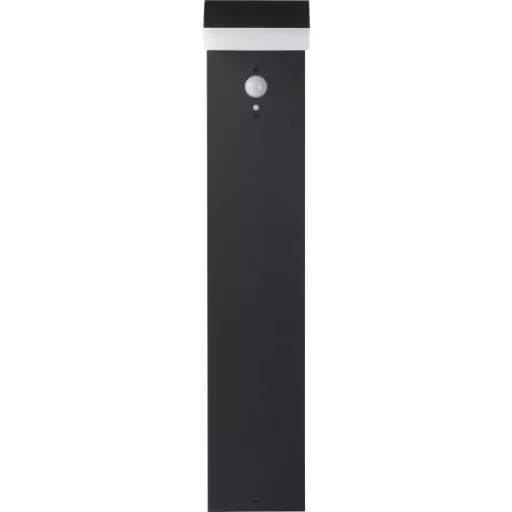 Napelemes kültéri állólámpa mozgásérzékelővel 6 W, fekete, Sygonix SY-4715528