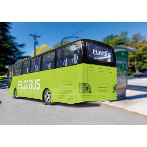 Carson Modellsport 907342 FlixBus RC modellautó Elektro Busz Akkuval, töltőkészülékkel és adóakkukkal