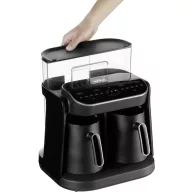   arzum Okka Grandio Duo Mokka kávéfőző Fekete-króm Kapacitás, csésze=10 Kijelző