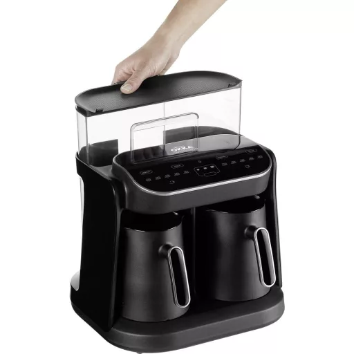 arzum Okka Grandio Duo Mokka kávéfőző Fekete-króm Kapacitás, csésze=10 Kijelző