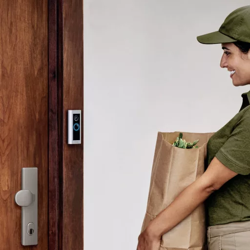 ring 8VRBPZ-0EU0 IP videó kaputelefon Video Doorbell Pro Plugin 2 WLAN Külső egység Nikkel (matt)