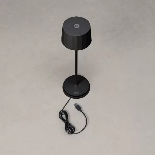 Konstsmide 7813-750 Positano USB-s lámpa LED Fixen beépített LED-es 2.2 W Fekete