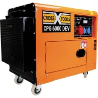   CrossTools CPG 6000 DEV 4 ütemű motor Áramfejlesztő 6.3 kW 400 V, 230 V, 12 V 150 kg 4200 W