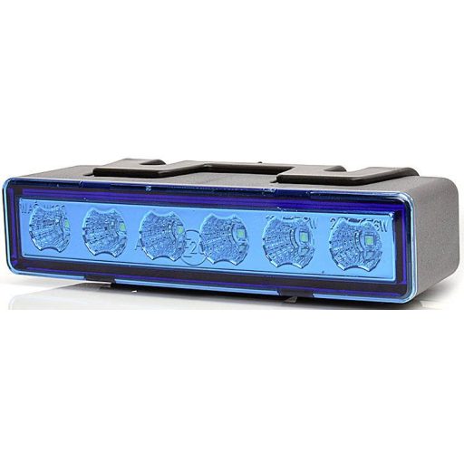 WAS Első villogó W117 899.1 12 V, 24 V Fedélzeti hálózatról Felszerelhető, Beépíthető, Csavaros szerelési mód Kék