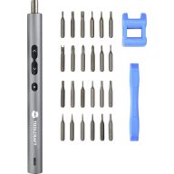   Akkus számítógép bit csavarhúzó készlet, 28 az 1-ben, Toolcraft TO-7116288